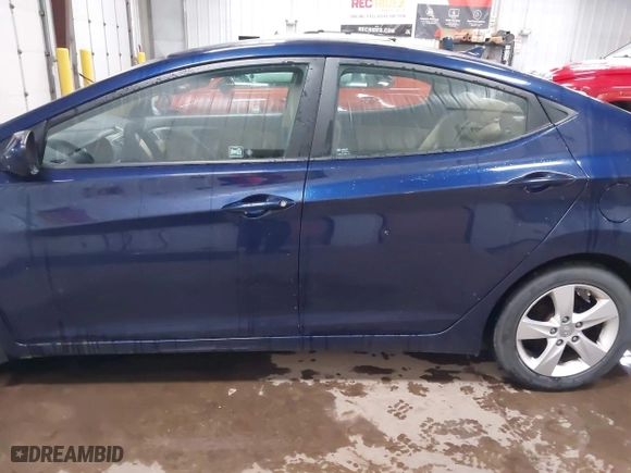 2013 Hyundai Elantra GLS with VIN 5NPDH4AE8DH334085, listed as a IAAI auction lot 41930120 with 122,507 mi miles. Bid and sale history available at carsss.com. Image 15.