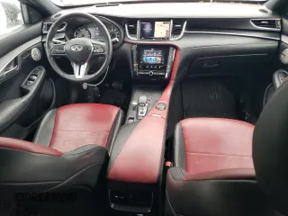 2022 Infiniti QX55 Sensory with VIN 3PCAJ5L38NF101543, listed as a Copart auction lot 86468694 with 45,409 mi miles and Salvage title. Bid and sale history available at DreamBid. Image 8.