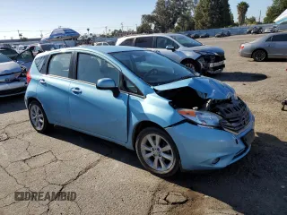 2014 Nissan Note S Plus z VIN 3N1CE2CP3EL361366, wystawiony jako Copart lot #56999725 z przebiegiem Nie podano mil oraz Szkoda całkowita • Salvage title. Historia ofert i sprzedaży dostępna na DreamBid. Obrazek 4.