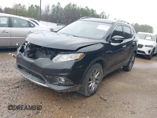 2014 Nissan Rogue SV with VIN 5N1AT2MT0EC811665, listed as a IAAI auction lot 38881831 with 97,896 mi miles and . Bid and sale history available at carsss.com. Image 2.