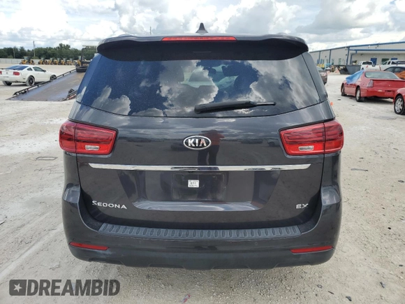 2019 Kia Sedona EX with VIN KNDMB5C13K6510839, listed as a Copart auction lot 71159274 with 31,565 mi miles and Non Repairable. Bid and sale history available at carsss.com. Image 6.