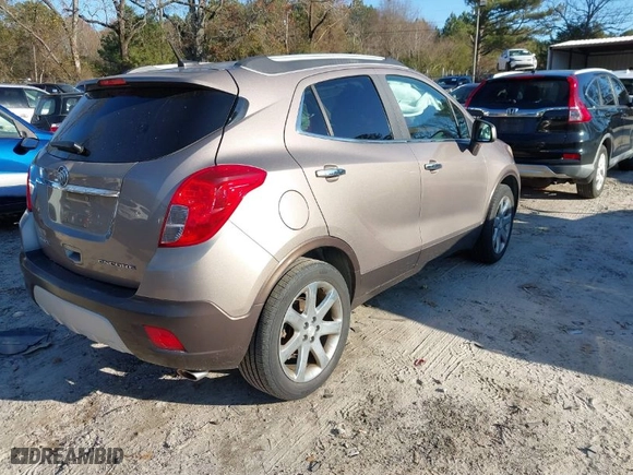 2013 Buick Encore Leather with VIN KL4CJCSB9DB080753, listed as a IAAI auction lot 41151433 with NaN miles. Bid and sale history available at carsss.com. Image 4.