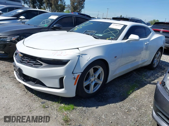 2019 Chevrolet Camaro 1LS with VIN 1G1FB1RX5K0130443, listed as a IAAI auction lot 41586492 with 122,538 mi miles and . Bid and sale history available at carsss.com. Image 18.