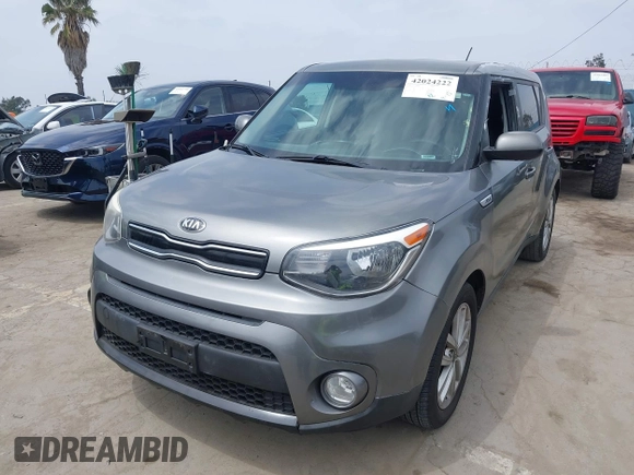 2018 Kia Soul + with VIN KNDJP3A5XJ7595332, listed as a IAAI auction lot 42024222 with 100,163 mi miles and . Bid and sale history available at DreamBid. Image 2.