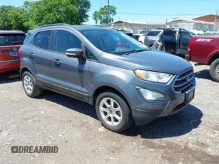 2018 Ford EcoSport SE z VIN MAJ3P1TE9JC175746, wystawiony jako IAAI lot #42323761 z przebiegiem 48 760 mil mil oraz . Historia ofert i sprzedaży dostępna na DreamBid. Obrazek 1.