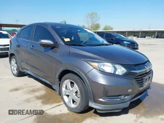 2016 Honda HR-V EX with VIN 3CZRU5H5XGM738110, listed as a IAAI auction lot 41974926 with 98,538 mi miles. Bid and sale history available at carsss.com. Image 1.