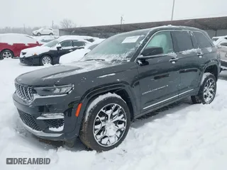 2023 Jeep Grand Cherokee Summit with VIN 1C4RJHEG8P8875735, listed as a IAAI auction lot 41212589 with 17,040 mi miles. Bid and sale history available at carsss.com. Image 18.