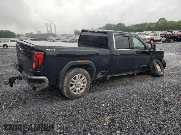 2018 GMC Sierra 2500HD SLE z VIN 1GT49MEY1PF165625, wystawiony jako Copart lot #58934545 z przebiegiem 27 985 mil mil oraz Szkoda całkowita • Salvage title. Historia ofert i sprzedaży dostępna na DreamBid. Obrazek 3.