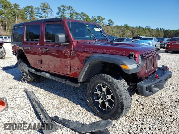 2022 Jeep Wrangler Unlimited Rubicon z VIN 1C4HJXFG1NW116549, wystawiony jako Copart lot #41506125 z przebiegiem 58 822 mil mil oraz Czysty tytuł • Clean title. Historia ofert i sprzedaży dostępna na DreamBid. Obrazek 4.