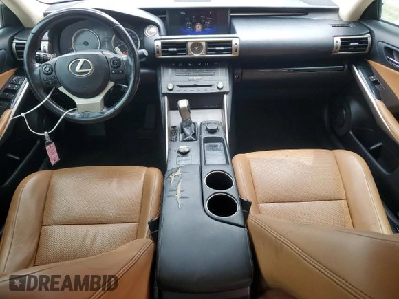 2016 Lexus IS 200t with VIN JTHBA1D29G5001151, listed as a Copart auction lot 59756445 with 118,685 mi miles and Salvage title. Bid and sale history available at DreamBid. Image 8.