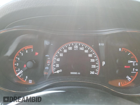 2018 Dodge Durango R/T with VIN 1C4SDJCT5JC434908, listed as a Copart auction lot 59798745 with 99,998 mi miles and Salvage title. Bid and sale history available at DreamBid. Image 9.