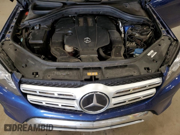 2017 Mercedes-Benz GLS 450 with VIN 4JGDF6EE7HA976883, listed as a Copart auction lot 50027235 with 133,304 mi miles and Salvage Title. Bid and sale history available at DreamBid. Image 12.