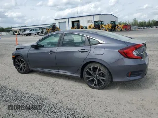 2020 Honda Civic Sedan Sport with VIN 2HGFC2F86LH526581, listed as a Copart auction lot 51692295 with 38,778 mi miles and Salvage Title. Bid and sale history available at carsss.com. Image 2.