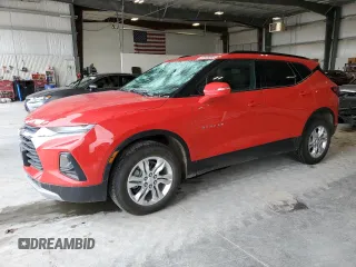 2020 Chevrolet Blazer LT z VIN 3GNKBHRS9LS600784, wystawiony jako Copart lot #54548065 z przebiegiem 51 418 mil mil oraz Czysty tytuł • Clean title. Historia ofert i sprzedaży dostępna na DreamBid. Obrazek 1.