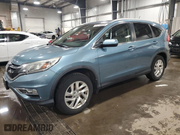 2015 Honda CR-V EX-L with VIN 5J6RM4H71FL004533, listed as a Copart auction lot 87216834 with 133,752 mi miles and Salvage Title. Bid and sale history available at carsss.com. Image 1.