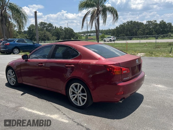 2006 Lexus IS 350 z VIN JTHBE262165001506, wystawiony jako Copart lot #58249055 z przebiegiem 213 188 mil mil oraz Czysty tytuł • Clean title. Historia ofert i sprzedaży dostępna na DreamBid. Obrazek 3.