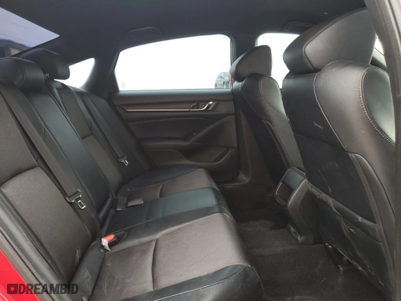 2018 Honda Accord Sedan Sport 1.5T with VIN 1HGCV1F30JA187890, listed as a Copart auction lot 50102425 with 110,610 mi miles and Salvage Title. Bid and sale history available at carsss.com. Image 10.