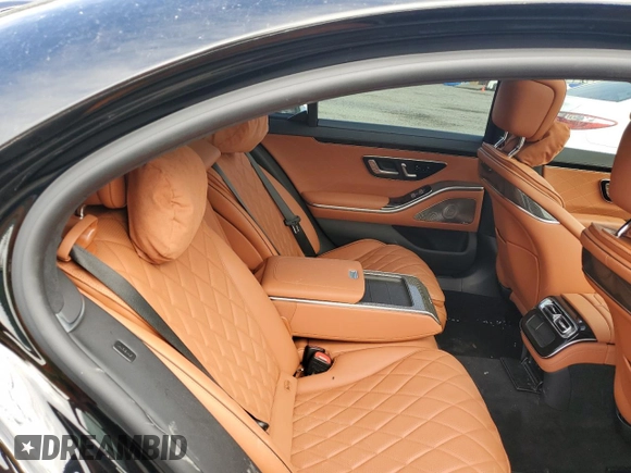 2023 Mercedes-Benz S-Class S 580e with VIN W1K6G6KB0PA191274, listed as a Copart auction lot 79265034 with 20,817 mi miles and Salvage Title. Bid and sale history available at carsss.com. Image 10.