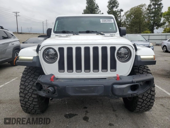 2018 Jeep Wrangler Unlimited Rubicon z VIN 1C4HJXFGXJW258554, wystawiony jako Copart lot #55863905 z przebiegiem 60 492 mil mil oraz Szkoda całkowita • Salvage title. Historia ofert i sprzedaży dostępna na DreamBid. Obrazek 5.