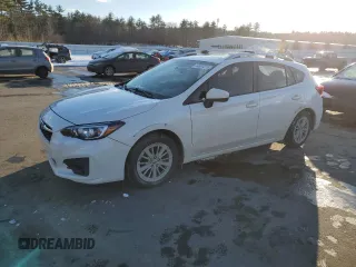 2017 Subaru Impreza Premium with VIN 4S3GTAD68H3732039, listed as a Copart auction lot 44581315 with 104,388 mi miles and Salvage title. Bid and sale history available at DreamBid. Image 1.