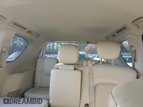 2012 Infiniti QX56 8-passenger with VIN JN8AZ2NC5C9317964, listed as a Copart auction lot 81975304 with 163,819 mi miles and Salvage Title. Bid and sale history available at carsss.com. Image 10.