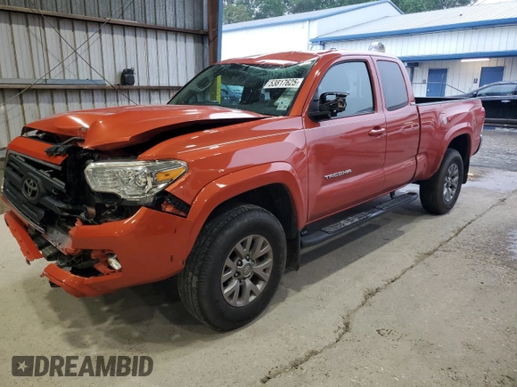 2016 Toyota Tacoma SR with VIN 5TFRX5GN3GX071325, listed as a Copart auction lot 53817625 with 194,057 mi miles and Salvage title. Bid and sale history available at DreamBid. Image 1.