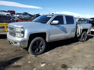 2014 Chevrolet Silverado 1500 LT with VIN 3GCUKREH9EG303926, listed as a Copart auction lot 43652975 with 143,584 mi miles and Salvage Title. Bid and sale history available at carsss.com. Image 1.