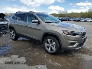 2020 Jeep Cherokee Limited with VIN 1C4PJMDXXLD616411, listed as a Copart auction lot 55453845 with 14,510 mi miles and Salvage title. Bid and sale history available at DreamBid. Image 4.