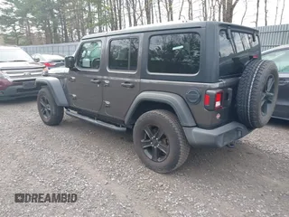 2021 Jeep Wrangler Unlimited Willys with VIN 1C4HJXDN5MW683251, listed as a IAAI auction lot 42075844 with 42,340 mi miles and . Bid and sale history available at DreamBid. Image 3.