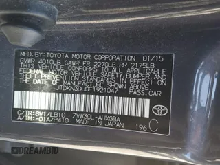 2015 Toyota Prius Four with VIN JTDKN3DU0F1921047, listed as a Copart auction lot 71150964 with 145,750 mi miles and Non Repairable. Bid and sale history available at carsss.com. Image 13.