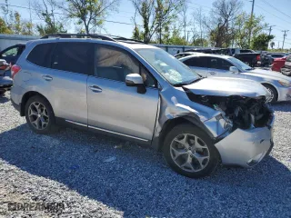 2015 Subaru Forester 2.5i Touring with VIN JF2SJAWC5FH497376, listed as a Copart auction lot 48624035 with 74,070 mi miles and Salvage Title. Bid and sale history available at carsss.com. Image 4.