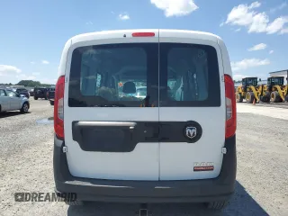 2020 Ram ProMaster City Cargo Tradesman with VIN ZFBHRFAB0L6P83014, listed as a Copart auction lot 57823935 with 58,429 mi miles and Salvage title. Bid and sale history available at DreamBid. Image 6.