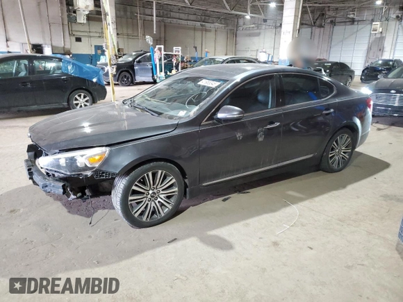 2016 Kia Cadenza Premium with VIN KNALN4D71G5211120, listed as a Copart auction lot 41985345 with 103,793 mi miles and Clean Title. Bid and sale history available at carsss.com. Image 1.