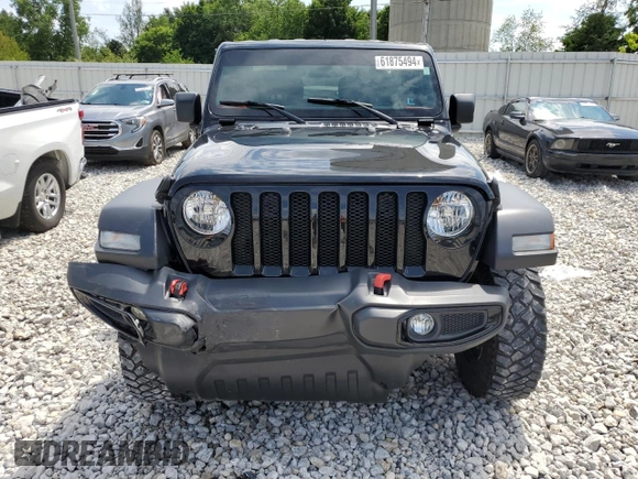 2020 Jeep Wrangler Sport with VIN 1C4GJXAG6LW261344, listed as a Copart auction lot 61875494 with 45,113 mi miles and Salvage title. Bid and sale history available at DreamBid. Image 5.