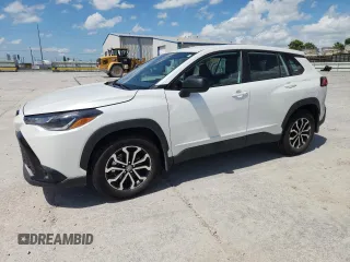 2025 Toyota Corolla Cross Hybrid S с VIN 7MUFBABG4SV063600, выставлен на аукционе Copart как лот 62193985 с пробегом 10 196 миль миль и Списание • Salvage title. История ставок и продаж доступна на DreamBid. Изображение 1.