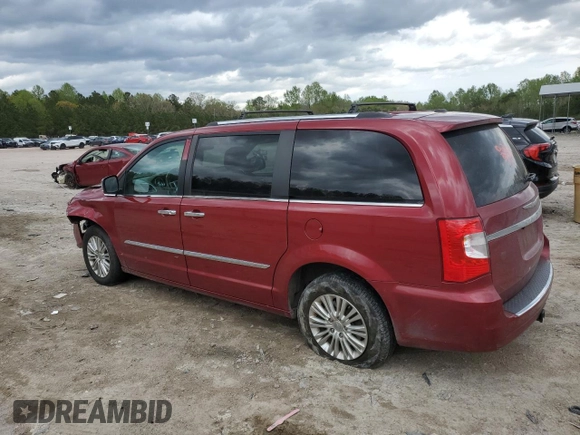 2014 Chrysler Town & Country Limited with VIN 2C4RC1GG2ER377112, listed as a Copart auction lot 52849265 with 212,395 mi miles and Salvage Title. Bid and sale history available at DreamBid. Image 2.