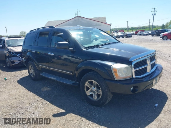 2005 Dodge Durango Limited with VIN 1D8HB58D55F509489, listed as a IAAI auction lot 42132823 with 162,155 mi miles and . Bid and sale history available at DreamBid. Image 1.
