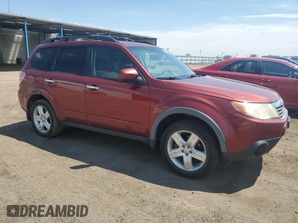2009 Subaru Forester X with VIN JF2SH63679H729665, listed as a Copart auction lot 59606545 with 198,941 mi miles and Salvage title. Bid and sale history available at DreamBid. Image 4.