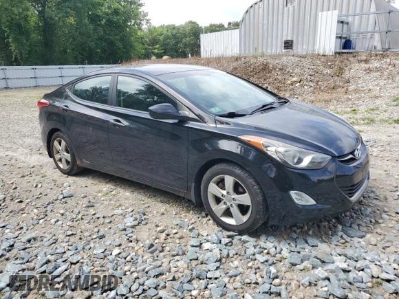 2012 Hyundai Elantra Limited with VIN KMHDH4AE2CU421304, listed as a Copart auction lot 62952855 with 134,492 mi miles and Clean title. Bid and sale history available at DreamBid. Image 4.