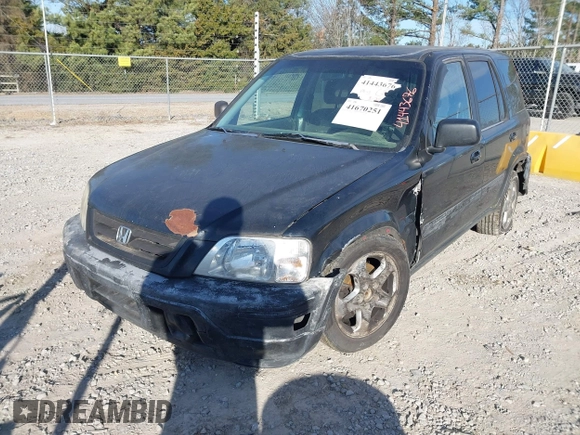2000 Honda CR-V LX with VIN JHLRD2843YS006747, listed as a IAAI auction lot 41670251 with 345,195 mi miles. Bid and sale history available at carsss.com. Image 6.