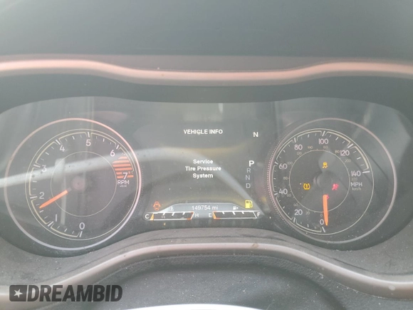 2016 Jeep Cherokee High Altitude with VIN 1C4PJLDB7GW328970, listed as a Copart auction lot 52048865 with 149,754 mi miles and Clean Title. Bid and sale history available at carsss.com. Image 9.