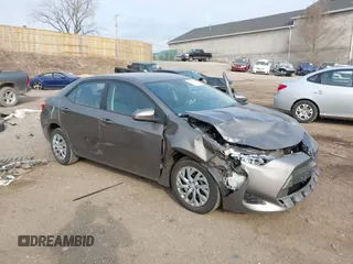 2019 Toyota Corolla L z VIN 2T1BURHE9KC148271, wystawiony jako IAAI lot #41894126 z przebiegiem 58 799 mil mil oraz . Historia ofert i sprzedaży dostępna na DreamBid. Obrazek 1.