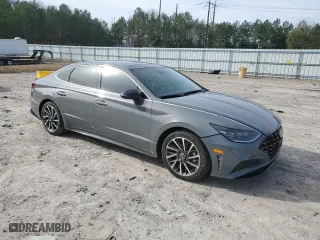 2022 Hyundai Sonata Limited with VIN KMHL34J25NA246390, listed as a Copart auction lot 48246005 with 33,781 mi miles and Salvage Title. Bid and sale history available at carsss.com. Image 4.