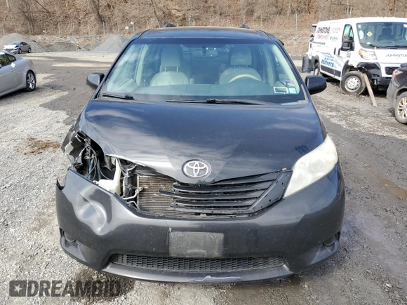 2013 Toyota Sienna LE with VIN 5TDJK3DC9DS059457, listed as a Copart auction lot 50127415 with 228,973 mi miles and Salvage Title. Bid and sale history available at carsss.com. Image 5.