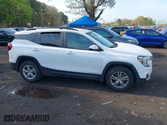 2023 GMC Terrain SLE with VIN 3GKALTEG7PL237976, listed as a IAAI auction lot 42165476 with 28,667 mi miles and . Bid and sale history available at carsss.com. Image 13.