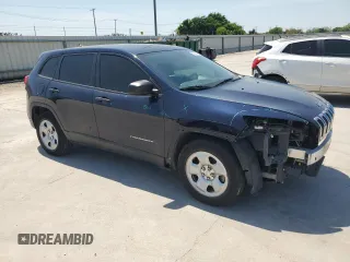 2016 Jeep Cherokee Altitude with VIN 1C4PJLAB2GW116661, listed as a Copart auction lot 53243165 with 94,708 mi miles and Salvage title. Bid and sale history available at DreamBid. Image 4.