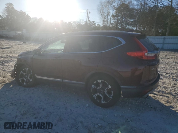 2017 Honda CR-V Touring with VIN 5J6RW1H91HL015447, listed as a Copart auction lot 49763585 with 116,158 mi miles and Salvage Title. Bid and sale history available at carsss.com. Image 2.