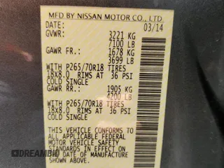 2014 Nissan Titan SV with VIN 1N6AA0ED2EN513724, listed as a Copart auction lot 58641975 with 221,961 mi miles and Salvage title. Bid and sale history available at DreamBid. Image 12.