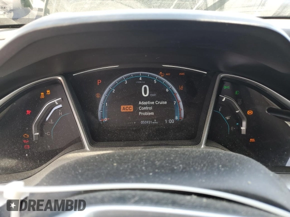 2019 Honda Civic EX z VIN 19XFC1F34KE017631, wystawiony jako Copart lot #53533485 z przebiegiem 55 931 mil mil oraz Szkoda całkowita • Salvage title. Historia ofert i sprzedaży dostępna na DreamBid. Obrazek 9.