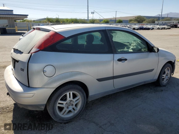 2000 Ford Focus ZX3 with VIN 3FAFP3132YR183435, listed as a Copart auction lot 60214034 with Not provided miles and Salvage title. Bid and sale history available at DreamBid. Image 3.